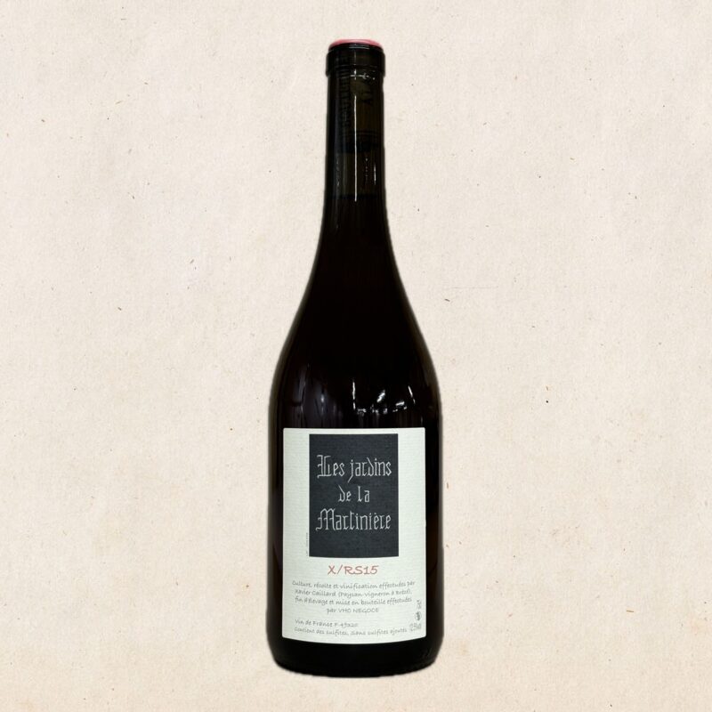 Les Jardins de La Martinière - X/RS15 rosé 2015