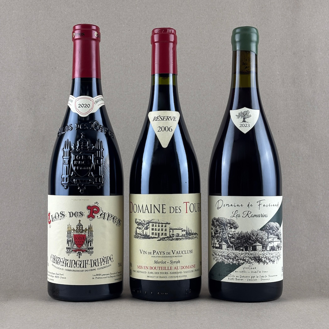 Coffret 3 bouteilles - Vallée du Rhône