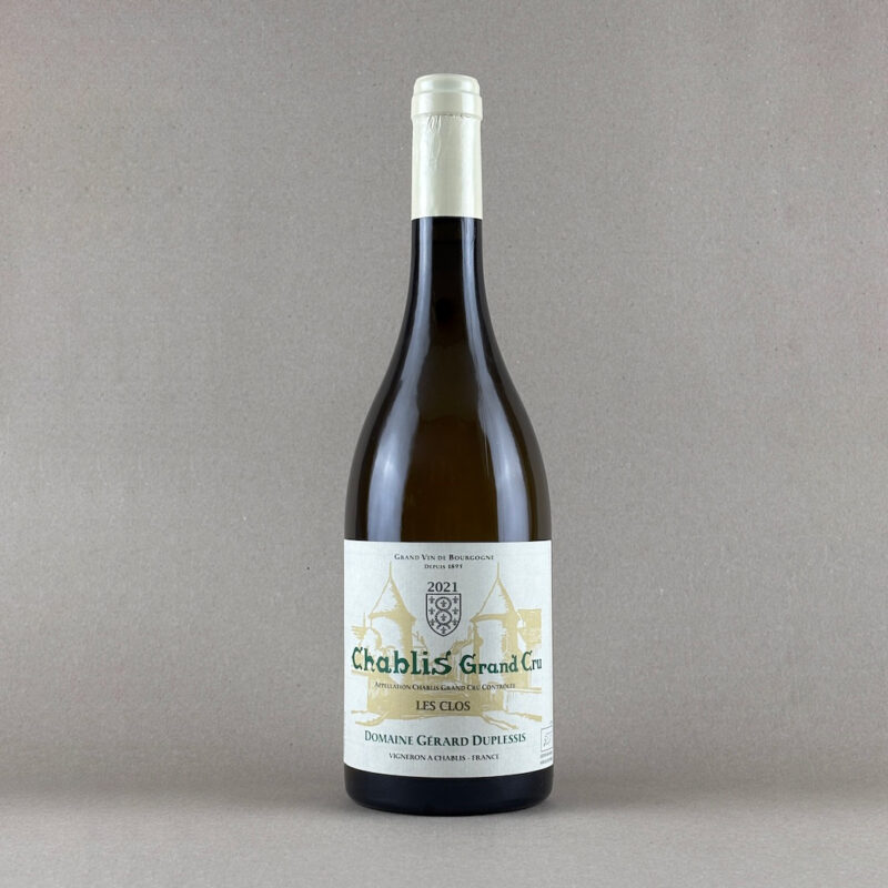 Domaine Gérard Duplessis - Chablis Grand Cru "Les Clos" 2021