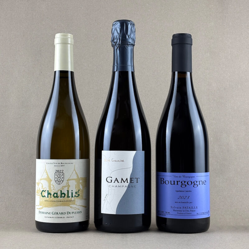 Coffret 3 bouteilles - Bourgogne & Champagne