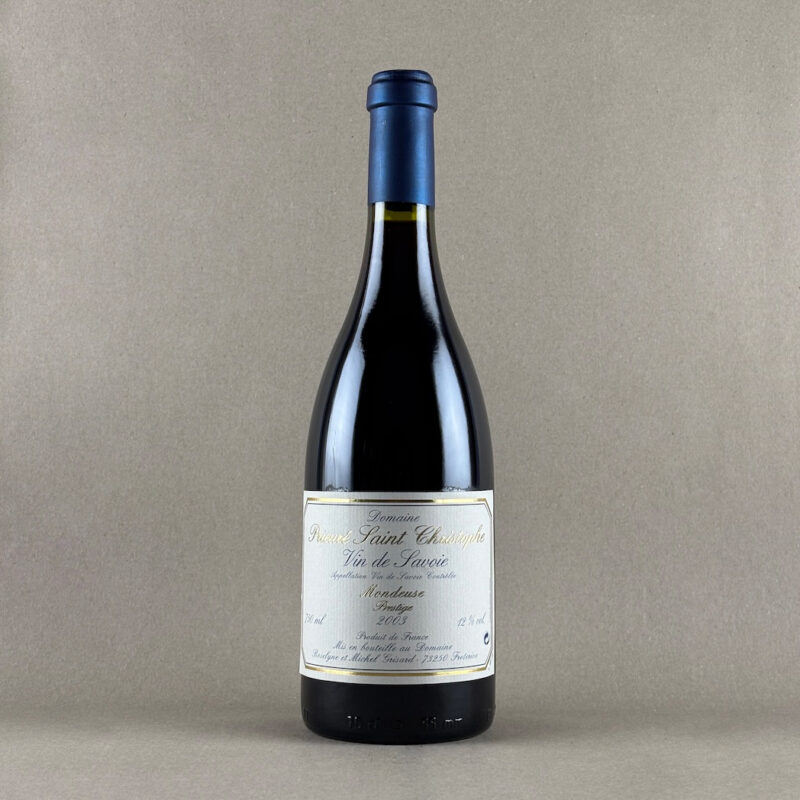Michel Grisard (Prieuré Saint Christophe) - Mondeuse Prestige 2003